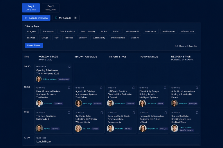 Event Agenda Overview EN