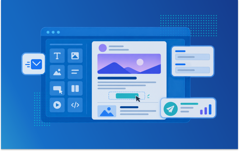 Illustration of the doo Email Editor